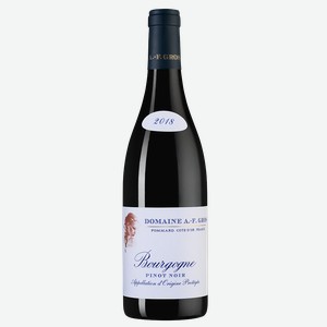 Вино Bourgogne Pinot Noir, Domaine Anne-Francoise Gros, 0.75 л.