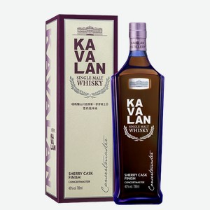 Виски Kavalan Concertmaster Sherry Finish в подарочной упаковке 0.7 л.