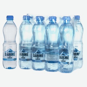 Вода негазированная Sairme (12 шт.), 0.5 л.