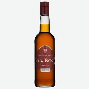 Бренди Тio Toto Brandy De Jerez Solera, Jose Estevez, 0.7 л.