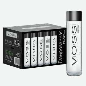Вода газированная VOSS (24 шт.), 0.375 л.