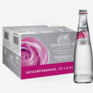 Вода негазированная San Benedetto (20 шт.), 0.5 л.