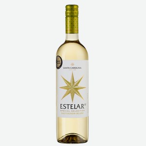 Вино Estrellas Sauvignon Blanc, Santa Carolina, 0.75 л.