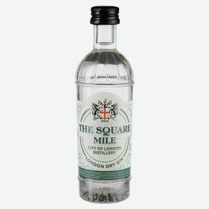 Джин Square Mile London Dry Gin, City of London, 0.05 л., 0.05 л.
