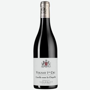 Вино Volnay Premier Cru Carelle sous la Chapelle, Domaine Yvon Clerget, 0.75 л.