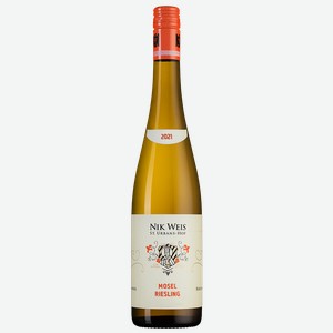 Вино Mosel Riesling, Nik Weis St. Urbans-Hof, 0.75 л.
