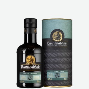 Виски Bunnahabhain Stiuireadair в подарочной упаковке, 0.2 л., 0.2 л.