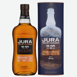 Виски Isle of Jura 19 years The Paps в подарочной упаковке, Jura Distillery, 0.7 л.