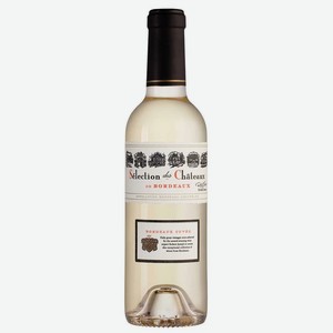 Вино Selection des Chateaux de Bordeaux Blanc, Les Celliers Jean d Alibert, 0.375 л., 0.375 л.