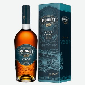 Коньяк Monnet VSOP в подарочной упаковке, 0.5 л
