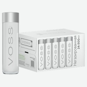 Вода негазированная VOSS (24 шт.), 0.5 л.