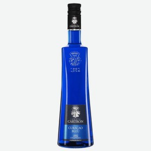 Ликер Liqueur de Curacao Bleu, Joseph Cartron, 0.7 л.
