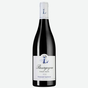 Вино Bourgogne Pinot Noir, Domaine Vincent Latour, 0.75 л.