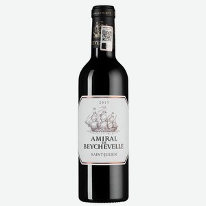 Вино Amiral de Beychevelle , Chateau Beychevelle, 0.375 л., 0.375 л.
