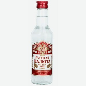 Водка Русская Валюта 38%, 0,25л