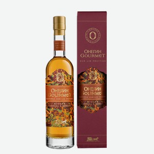 Настойка ягодная сладкая Онегин Gourmet Курага в подарочной упаковке, 0.2 л