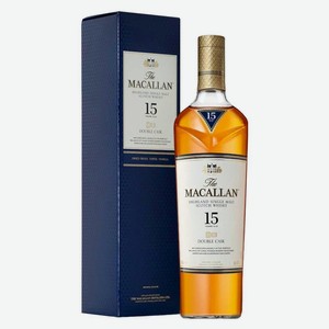 Виски Macallan Double Cask 15 years old в подарочной упаковке 0.7 л.
