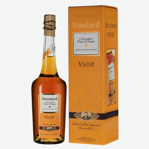 Кальвадос Boulard VSOP в подарочной упаковке 0.7 л.