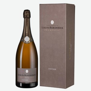 Шампанское Vintage Brut в подарочной упаковке, Louis Roederer, 1.5 л