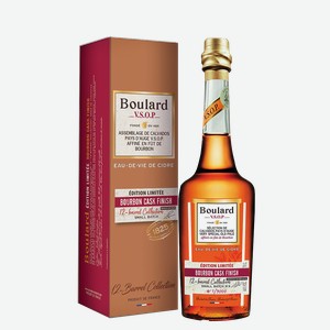 Кальвадос Boulard VSOP Bourbon Cask Finish в подарочной упаковке 0.7 л.