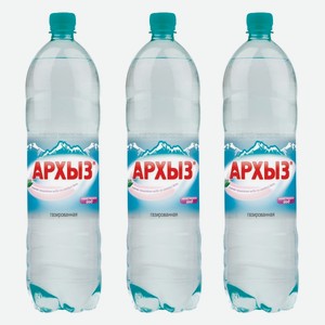 Вода минеральная Архыз газ 1,5 л