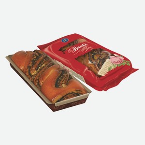 Рулет Бриошь с маковой начинкой в/с Каравай 240 г