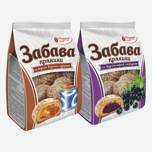 Пряники Забава вареная сгущенка, черная смородина 300 г