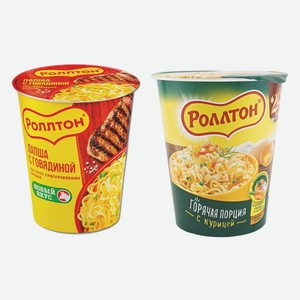 Лапша Роллтон говядина, кура 70 г