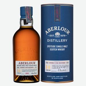 Виски Aberlour Aged 14 Years Double Cask Matured в подарочной упаковке 0.7 л.