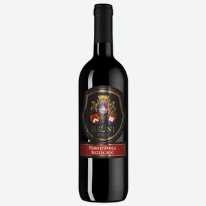 Вино Bruni Nero d Avola, Caviro, 0.75 л.