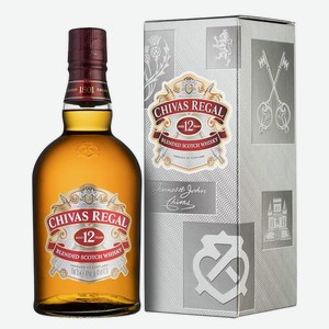 Виски Chivas Regal 12 Years Old в подарочной упаковке, Chivas Brothers, 0.7 л.