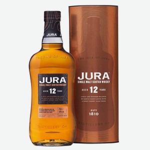 Виски Jura Aged 12 Years в подарочной упаковке, Jura Distillery, 0.7 л.