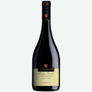 Вино Pinot Noir Family Selection Grand Reserva Colchagua Valley DO Luis Felipe Edwards 14% 0.75 л.