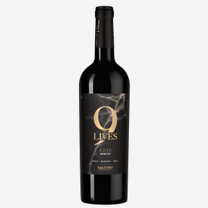 Вино 9 Lives Epic Merlot Reserve, Vina San Pedro, 0.75 л.