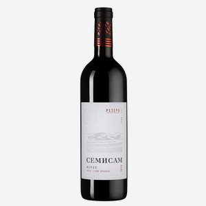Вино Семисам Резерв Мерло, Шумринка, 0.75 л.
