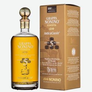 Граппа Grappa Nonino Riserva Antica Cuvee в подарочной упаковке 0.7 л.