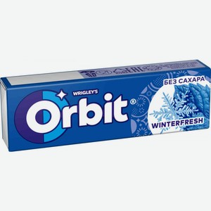 Жевательная резинка Orbit Winterfresh, 13,6 г