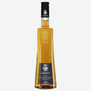 Ликер Creme de Peche de Vigne de Bourgogne, Joseph Cartron, 0.7 л.