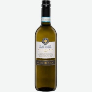 Вино Абати Регали Пино Гриджио DOC VENETO Белое Сухое 0.75л