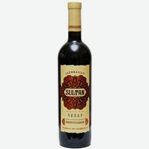 Вино Султан Чинар Красное Полусладкое 0.75л