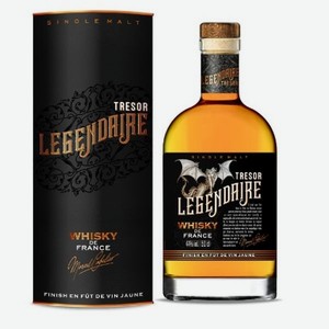 Виски ЛЕЖАНДЕР бай Марсель Кабелье ЖЕН Коффре France Single Malt 0.5л