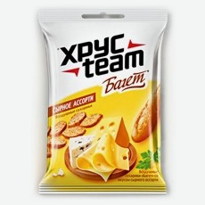 Сухарики Хрустим Багет 60г сырное ассорти