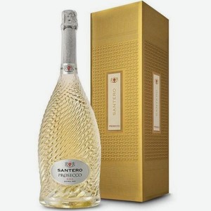Просекко Сантеро EXTRA DRY DOC VENETO Белое Сухое Вино Игристое 1.5л