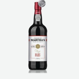 Портвейн Марта`с Файн Руби Порт Вино Крепленое Марочное Красное Сладкое 0.75л