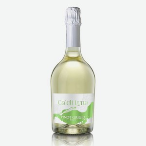 Пино Гриджио Ка Ди Луна DOC Spumante Millesimato Белое БРЮТ Вино Игристое 0.75л