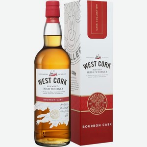 Виски ВЕСТ КОРК Бурбон Каск Irish Whiskey 0.7л