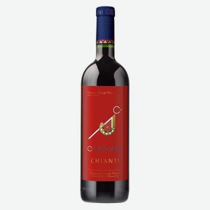 Вино Каприани КЬЯНТИ DOCG TOSCANA Красное Сухое 0.75л
