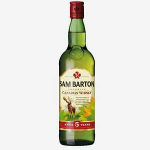 Виски СЭМ БАРТОН Canadian Blended Whiskey 1л
