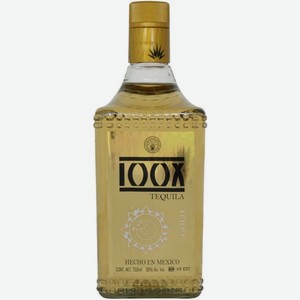 Текила 100 X Голд 0.75л