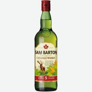 Виски СЭМ БАРТОН Canadian Blended Whiskey 0.7л